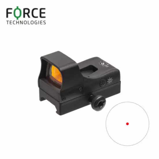 Force Mini Reflex Red Dot Sight RDS 1x27 mm - with one-button operation, 3.5MOA