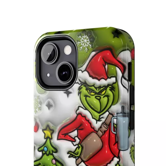 Grinch Tough Phone Cases Samsung S20 S21 S22 S23 Iphone 15 14 13 12 11