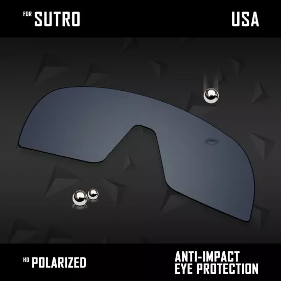 Anti Scratch Polarized Replacement Lenses for-Oakley Sutro OO9406