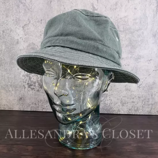 Tommy Bahama Hat Bucket Hat Large Extra Large Olive Green Packable Logo Outdoor!