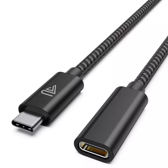 Faracent USB Type C Extension Cable (5Ft/1.5m) ,Black