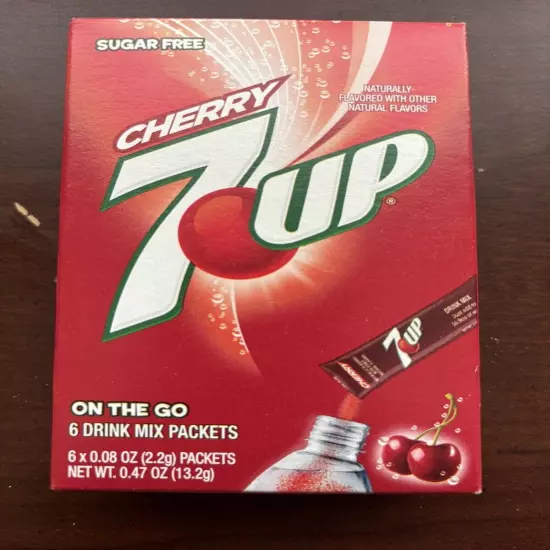 7 Up Cherry Sugar Free Drink Mix Singles to Go