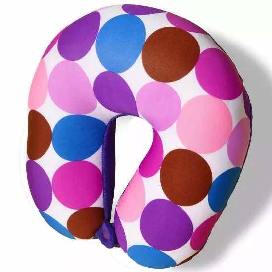 Colorful U Shaped Travel Pillow Neck Support Head Rest Airplane Sleep Cushion