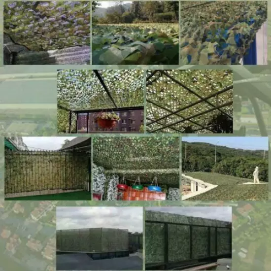 Woodland Desert Leaves Camouflage Camo Net Netting Camping Military Hunting 2×3m