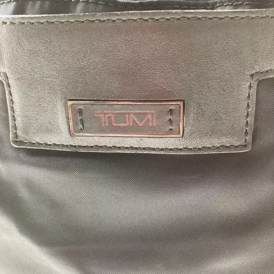 Tumi Backpack Nylon Logo Plate A4 Black