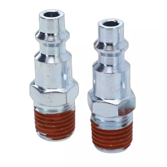 Convenient 2 Pcs Quick Release Connector for Air Line Fitting Hose (14 NPT)