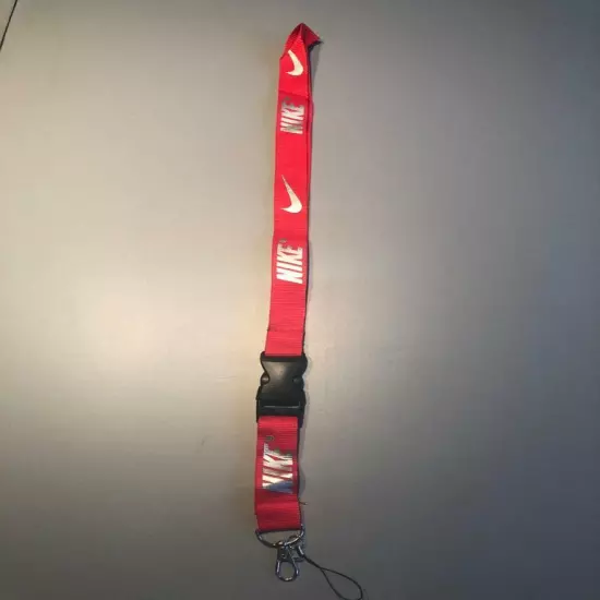 Nike Lanyard Detachable Keychain Badge ID Holder Phone Strap Multi Color