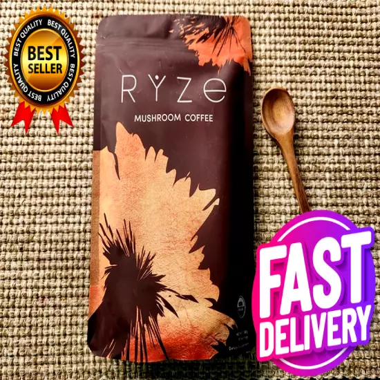 ORGANIC RYZE MUSHROOM COFFEE ☕ Brand New Bag 30 Servings FREE Shipping