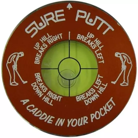 Sure Putt Pro Golf Putting Aid - Orange - Learn to Read Greens & Lower Scores!