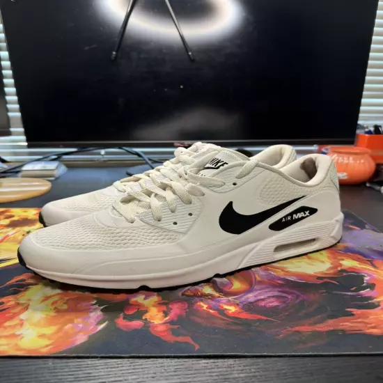 Size-11 NIKE AIR MAX 90 G "Spike less GOLF CLEATS WHITE