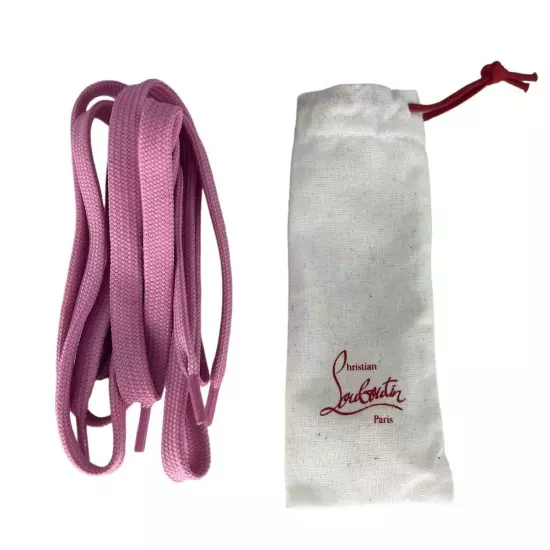 Christian Louboutin Pink Sneaker Laces