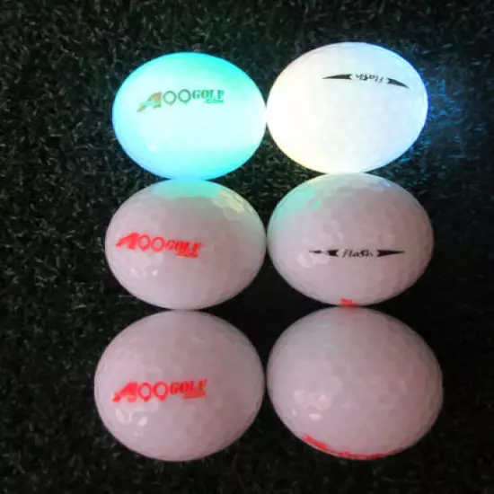 A99 Golf Multi-color Twilight Light-up Flashing Golf Ball 3Balls or 6Balls