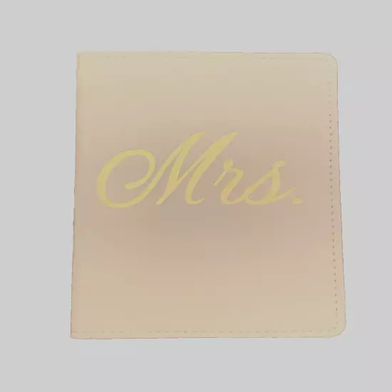 Mr & Mrs Passport Holder White and Black Set.