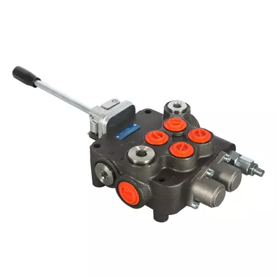 2 Spool 21GPM Hydraulic Directional Control Valve For Tractor Loader w/Joystick