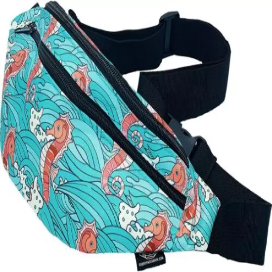 By the Sea Fanny Pack - Fashion Waist Belt Bag for Running, Hiking, Raves