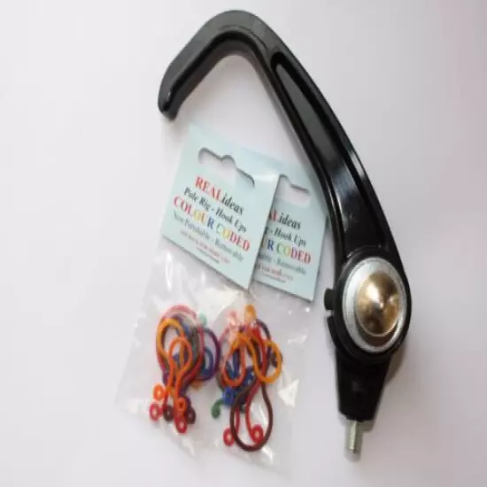 Clever Claw - Fishing Pole & Rod Support - PLUS 2 packs 'TWISTER' HOOK UPS 