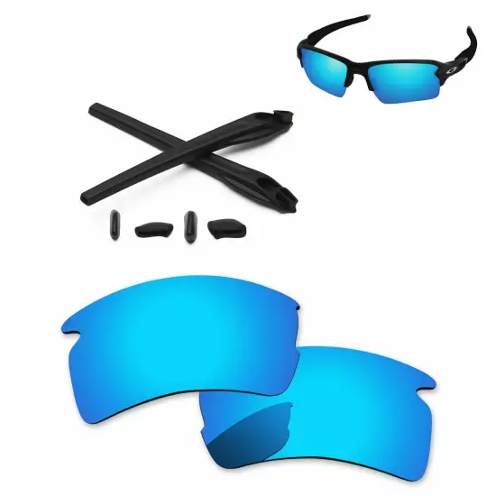 Lensology Polarized Replacement Lenses & Kit For-Oakley Flak 2.0 XL OO9188 - Opt