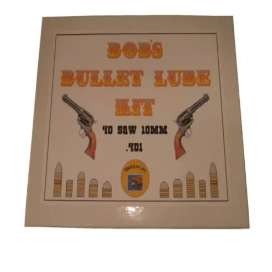 Bob's Bullet Lube Kit 40 S&W 10MM .401~.404 Lube Cutter