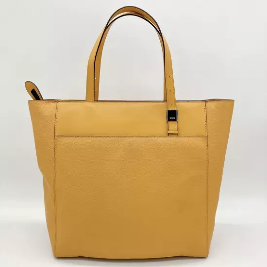 Tumi Tote Bag Sink Nora Leather Yellow Shoulder