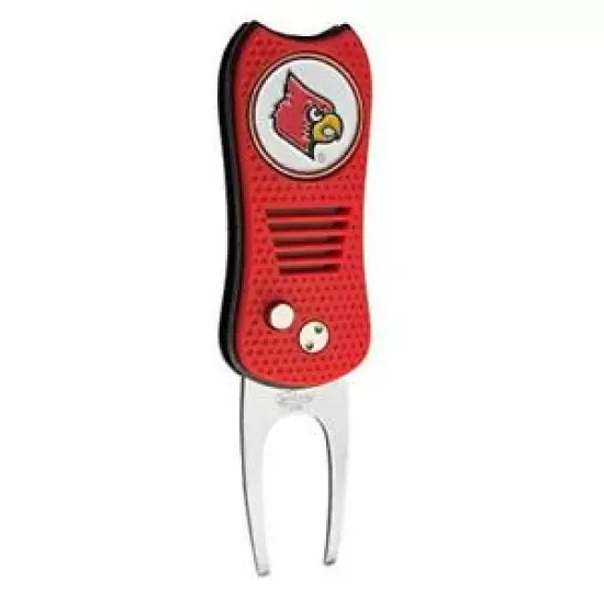 Team Golf NCAA Louisville Cardinals Switchblade Divot Tool with Double-Sided