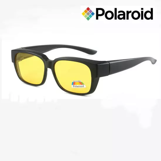 HD Night Driving Glasses Yellow Anti Glare Vision Tinted Unisex Sunglasses