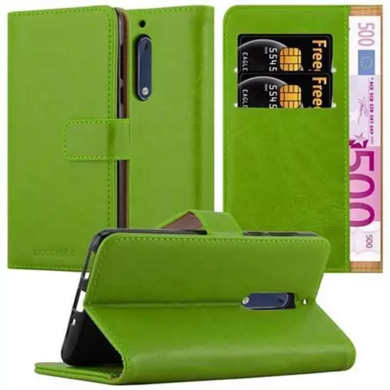 Case for Nokia 5 2017 Protection Wallet Cover Magnetic Luxury Book