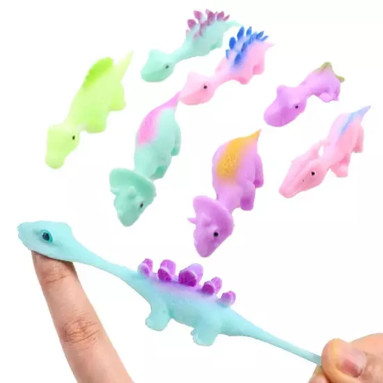 5/10 Slingshot Dinosaur Finger Toys, Catapult Toys Elastic Flying Finger/