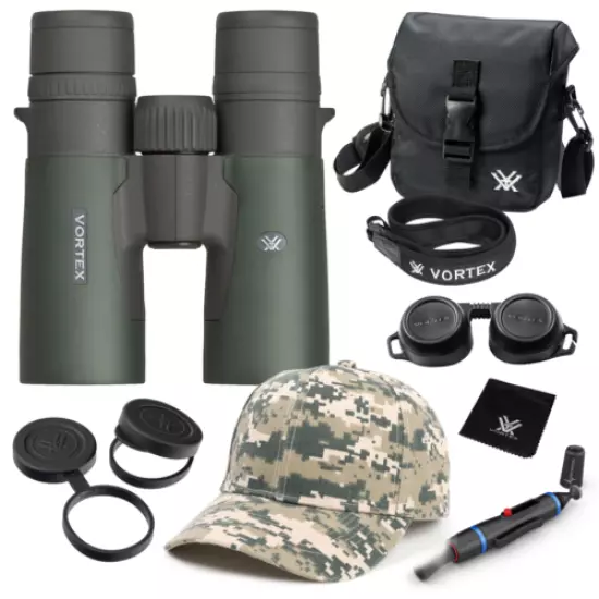 Vortex Optics Razor HD 8x42 Binocular RZB-2101 with Free CD Hat and Pen Bundle