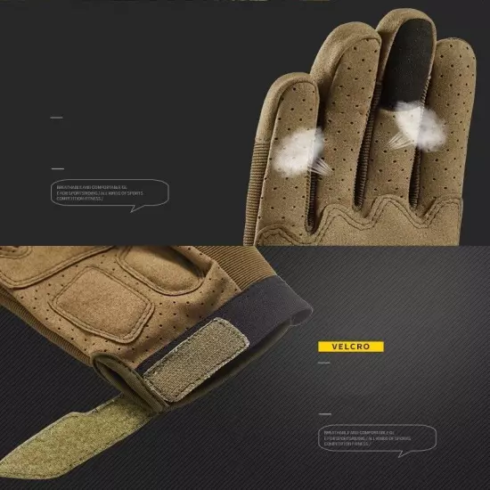 Tactical Gloves Touchscreen Military Outdoor Combat Shooting Full Finger Gloves