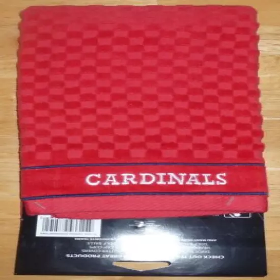 MLB Embroidered Tri-fold Towel - St Louis Cardinals Golf 