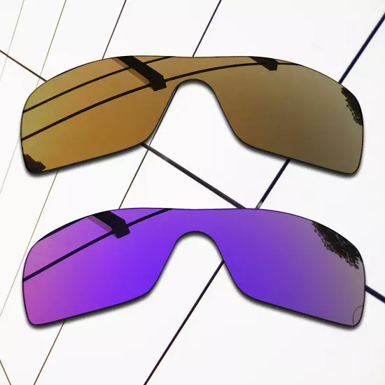 TRUE POLARIZED Replacement Lenses for-Oakley Batwolf Frame OO9101 Multi-Colors