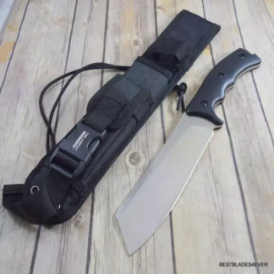 12" TAC-FORCE FIXED BLADE HUNTING KNIFE WITH TACTICAL MOLLE SHEATH 