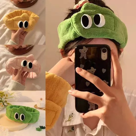 Cute Funny Plush Headband Fall & Winter Hair Band Headdress for Washing^ω