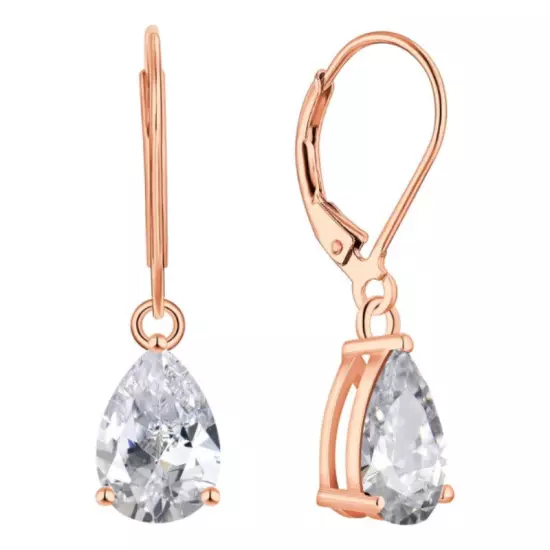 Fashion Cut Zircon Water Drop Stone Earrings For Women Wedding Party Jewelry 