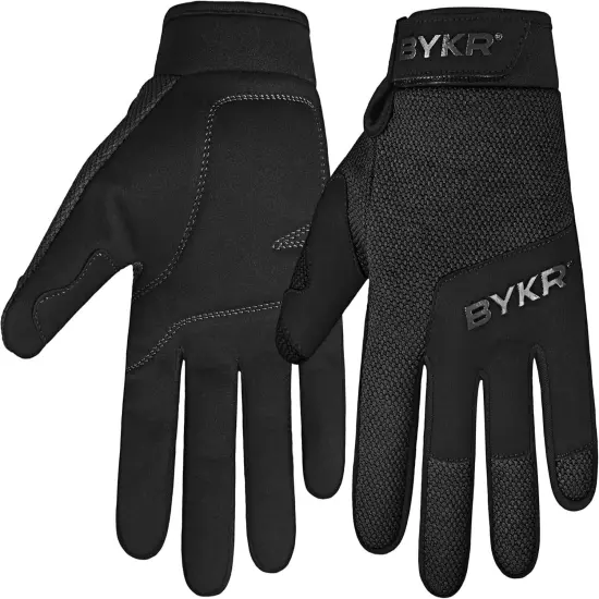 Motorcycle Gloves for Men & Women Tactical Protection Dirt Medium, Black 