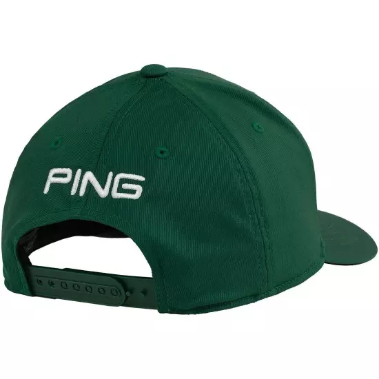 New 2024 Ping Limited Heritage Tour Green Adjustable Snapback Hat/Cap