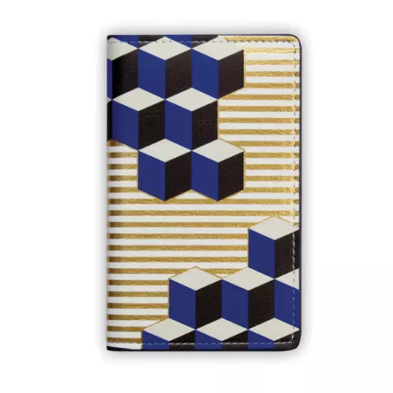 Jonathan Adler passport cover luggage tag travel set blue Versailles chic luxury