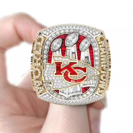 KC Chiefs 2022-24 Super Bowl Ring Number 15 / Number 87 Size 8-14 Brand NEW