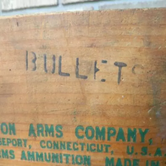 Rare Vintage Remington .177 Cal. Pellet / BB Wood Shipping Box / Crate, Small!