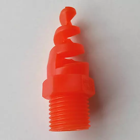 50 pcs New 3/8" DN10 Polypropylene PP Spiral Cone Spray Nozzle 3/8 " BSPT 0.375"