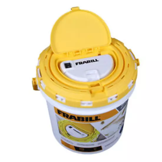 Frabill Dual Fish Bait Bucket with Aerator Built-In 4825