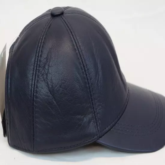 New 100% Real Genuine Lambskin Leather Baseball Cap Hat Sports Visor 32 COLORS