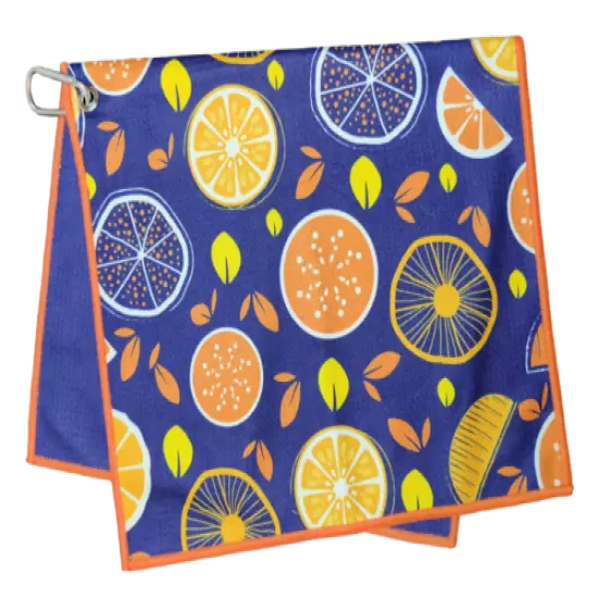 Oranges & Lemons Cart Golf Towel