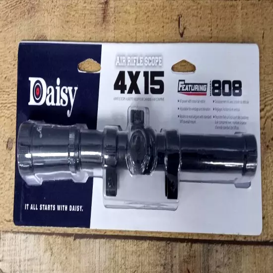 Daisy 4X15 BB Pellet Air Gun Scope - Model 808