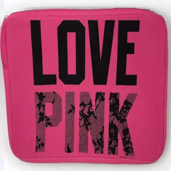 Victoria”s Secret LOVE PINK Laptop Sleeve Bag Case Hot Pink