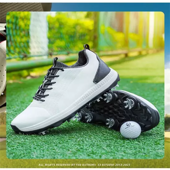 Hot Sale Professional Non-Slip Golf Shoes Men's Waterproof Golf Spikes Sneakers