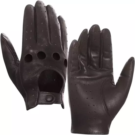 Leather Driving Gloves for Women'S,Summer Lambskin Unlined Ladies Driving Gloves