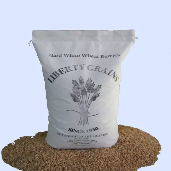 Hard White Wheat Berries - Family Farm, Single Source, small to bulk size