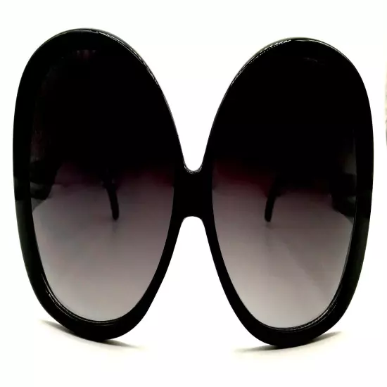 Super OVERSIZED XXL Very Large Round Dark Sunglasses Women SHADZ BIG LORENA