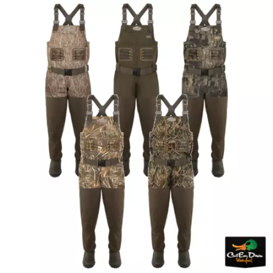 DRAKE WATERFOWL EQWADER 1600 BREATHABLE WADERS WITH TEAR AWAY LINER